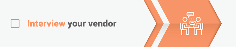 Tip 8 for finding the perfect nonprofit CRM is to interview your vendor of choice.