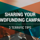 Sharing your crowdfunding campaign