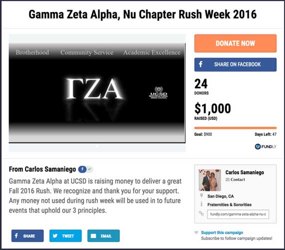 Fundraising Ideas for Fraternities and Sororities: Rush Week Fundraiser.