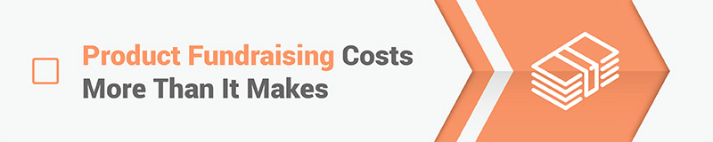 Myth #2: Product fundraising costs more than it makes. Myth #2: Product fundraising costs more than it makes.