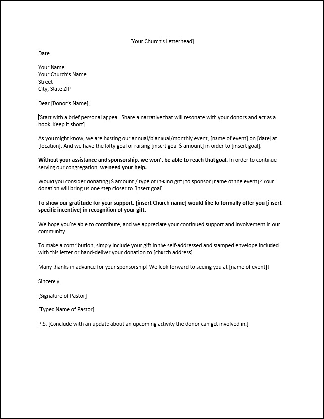 Sample Sports Sponsorship Letter from blog.fundly.com