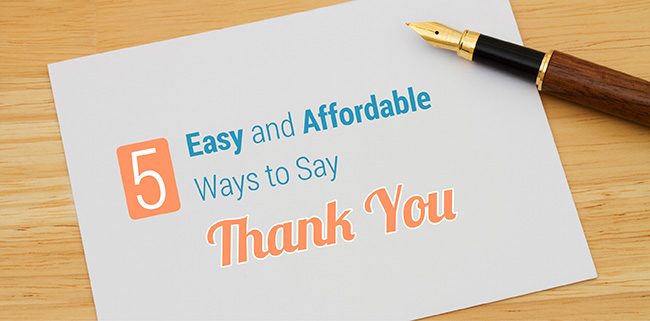 Learn 5 ways you can say thank you to your supporters.