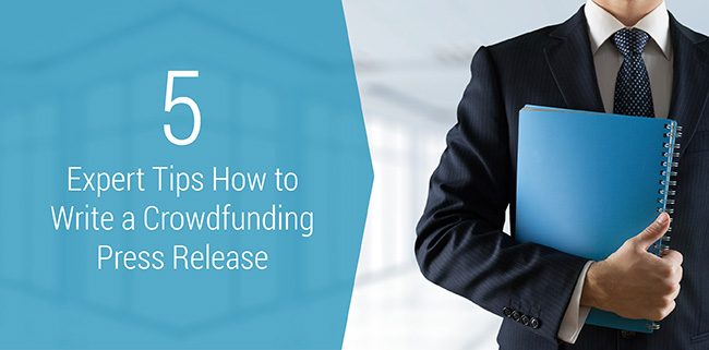 Learn the step to creating a crowdfunding press release.