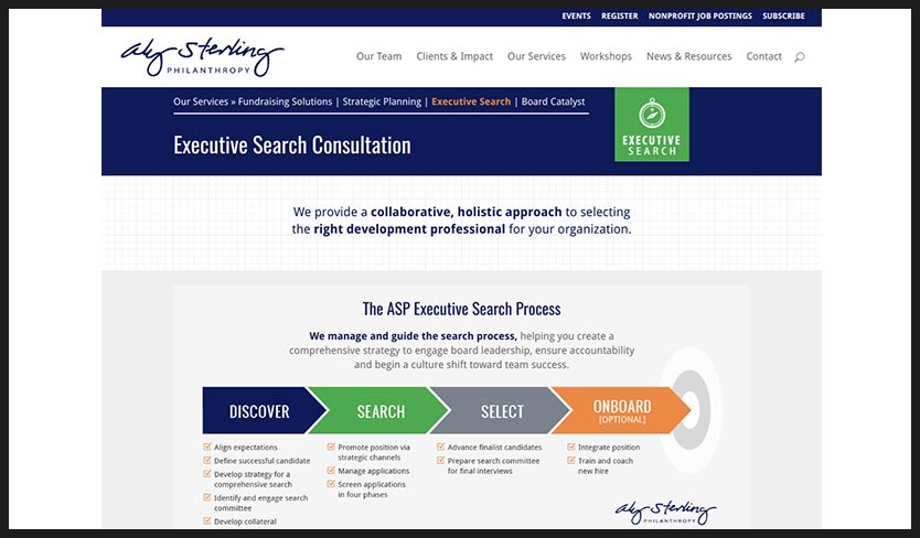See how Aly Sterling's stellar consulting for executive search can help your nonprofit.