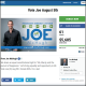 Here's the main crowdfunding page for the Vote Joe campaign.
