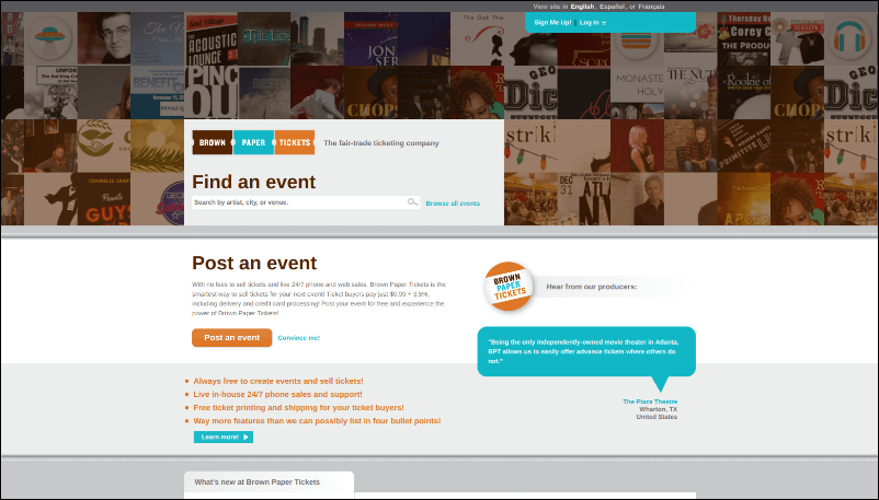 See how Brown Paper Tickets can help your organization with their event registration software.
