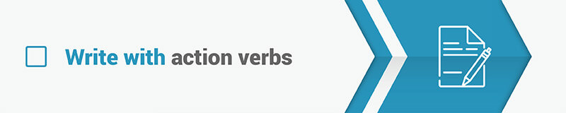 Write with action verbs on your crowdfunding campaign page.