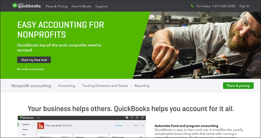 Check out Intuit QuickBooks as one of the best nonprofit accounting software.