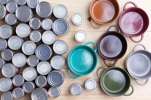 Host a soup-themed food drive leading up to the Super Bowl.