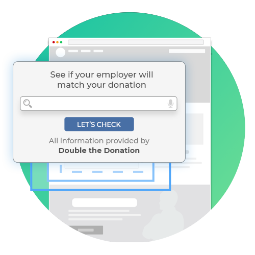 Double the Donation provides a comprehensive matching gift database.
