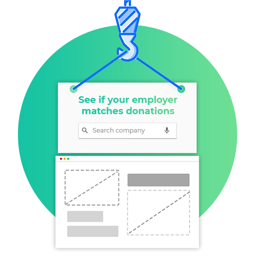 Promote matching gifts to donors, local companies, event participants, and prospects.