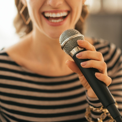 Host an online karaoke night for a unique virtual fundraising idea.