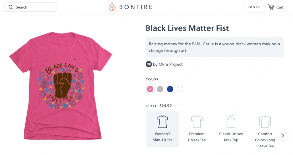 Bonfire is one of our favorite crowdfunding websites.
