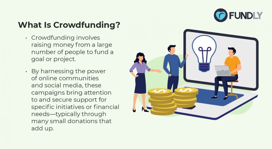 A definition of crowdfunding, as mentioned above